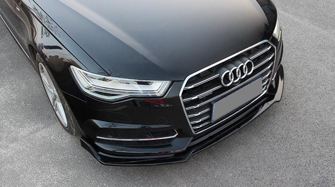 Prelungire lip fusta bara fata Audi A6 C7 Facelift 2014-2016 v2