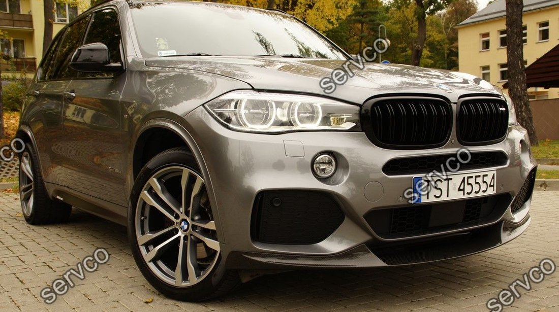 Prelungire lip fusta spoiler bara fata BMW X5 F15 M Performance Aero Pack Sport ver1