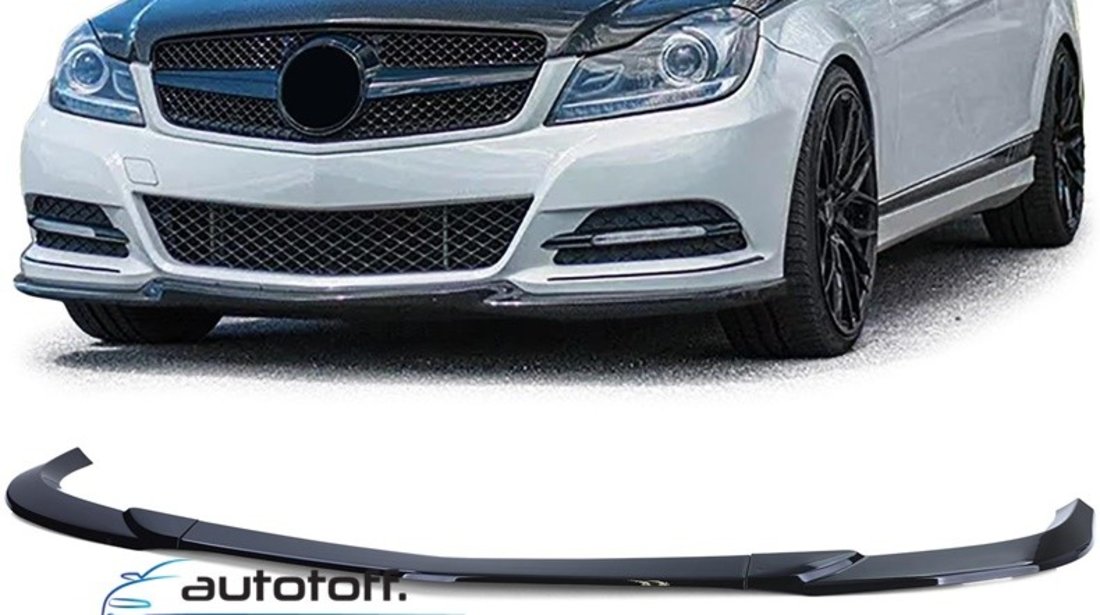 Prelungire Lip Mercedes W204 S204 C-Class (11-15) Black