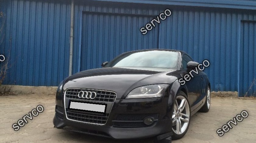 Prelungire lip Sline tuning sport bara fata Audi TT 8J TT RS S 2006-2014 v2
