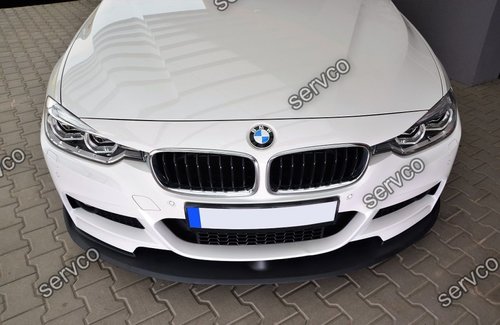 Prelungire lip splitter bara fata BMW F30 F31 Mpachet 2012-2016 v7
