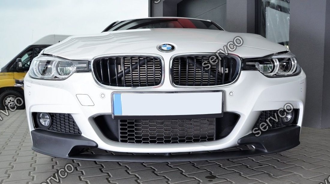 Prelungire lip spoiler bara fata BMW F30 F31 Mpachet 2012-2016 v6