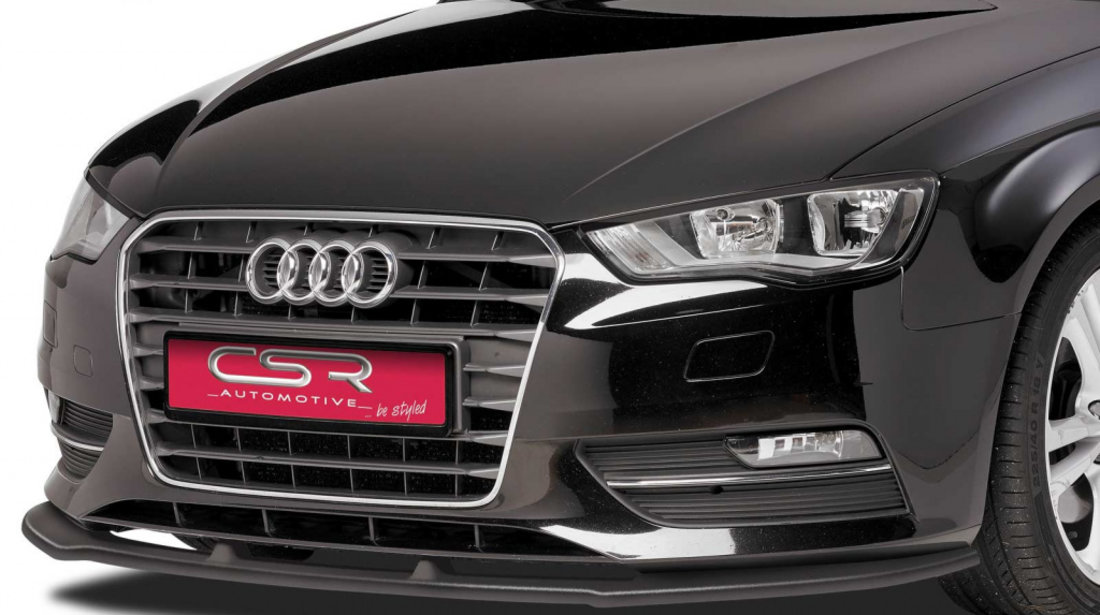 Prelungire lip spoiler bara fata pentru Audi A3 8V nu se potriveste an Cabrio und Limousine 2012-04/2016 in afara de modelele S/S-Line/RS CSL179