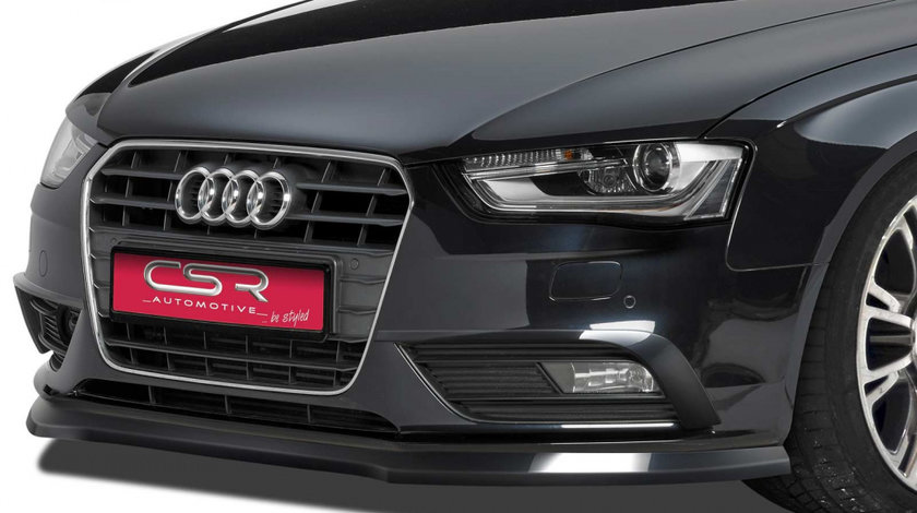 Prelungire lip spoiler bara fata pentru Audi A4 B8 Limousine, Avant 11/2011-2015 in afara de modelele S-Line/S/RS4 CSL176