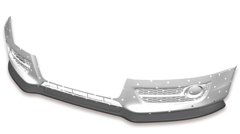 Prelungire lip spoiler bara fata pentru Audi A5 8T pentru toate modelele 2007-2011 in afara de modelele S-Line, S5, RS5 CSL378