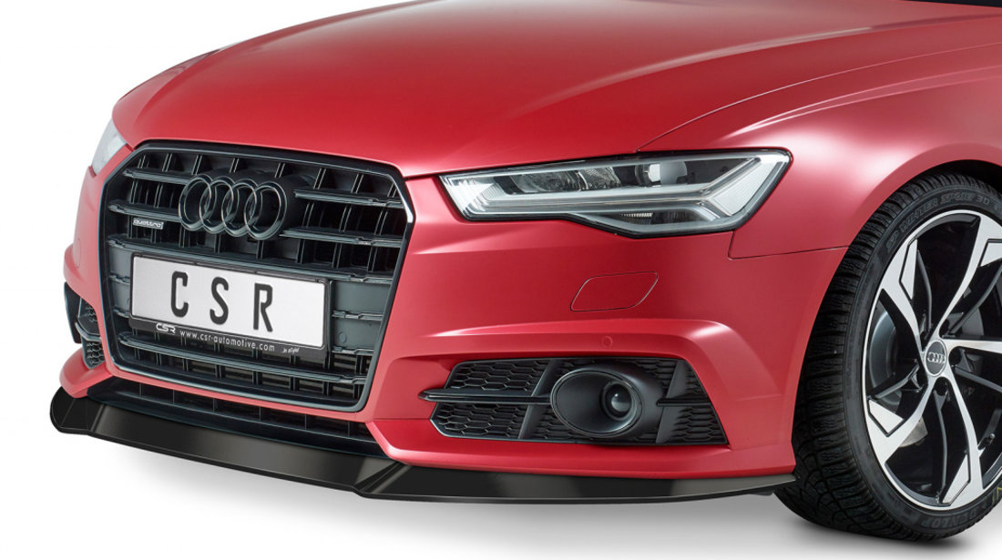 Prelungire lip spoiler bara fata pentru Audi A6 C7 4G S-Line / S6 C7 4G Facelift 10/2014-2018 CSL410