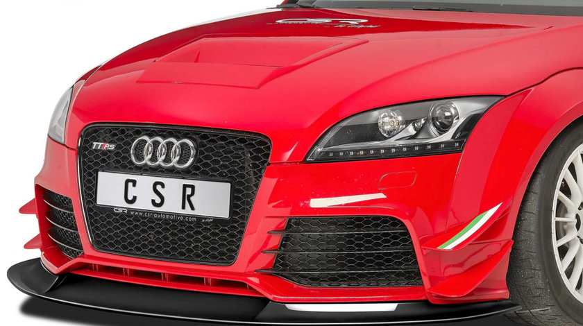 Prelungire lip spoiler bara fata pentru Audi TT RS 8J 2009-2015 im DTM Style, Stabilisatoren werden empfohlen CSL317