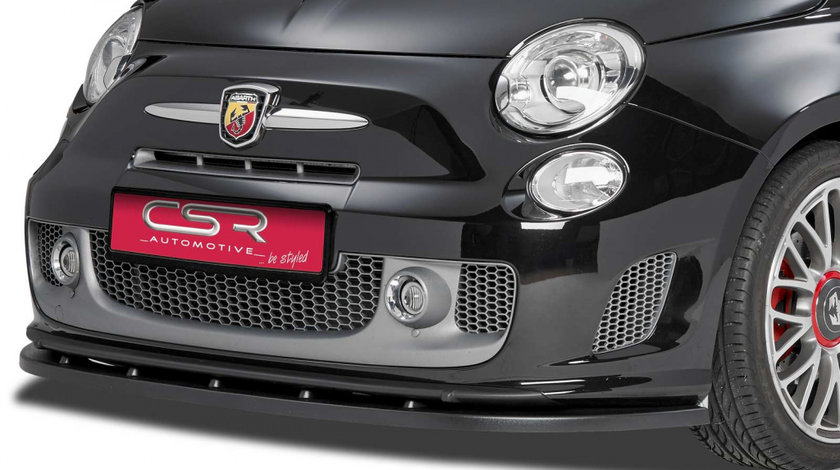 Prelungire lip spoiler bara fata pentru Fiat 500 Abarth pentru toate modelele 2008-2014 CSL120