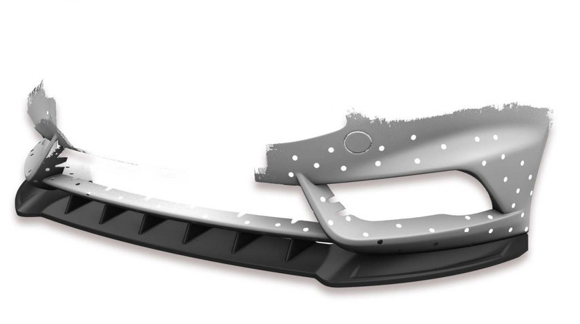 Prelungire lip spoiler bara fata pentru Ford Fiesta MK7 ST Facelift 01/2013-04/2017 CSL351