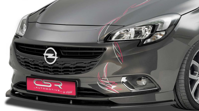 Prelungire lip spoiler bara fata pentru Opel Corsa E OPC-Line 11/2014-06/2019 CSL154