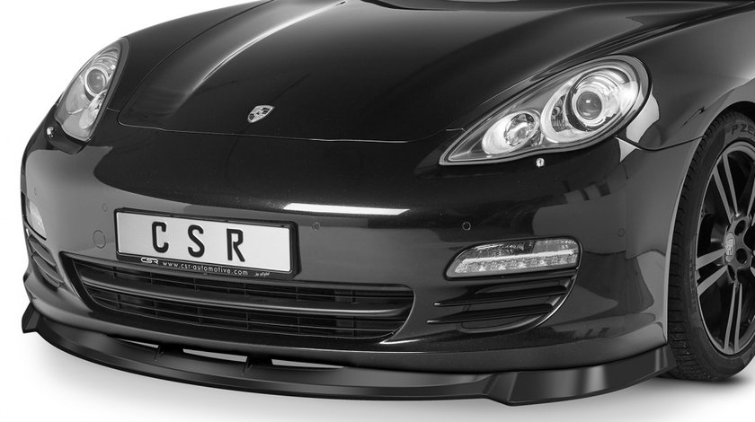 Prelungire lip spoiler bara fata pentru Porsche Panamera 970 (1. Generation) pentru toate modelele Facelift 2009-07/2013 nu se potriveste pentru GTS und Turbo CSL445