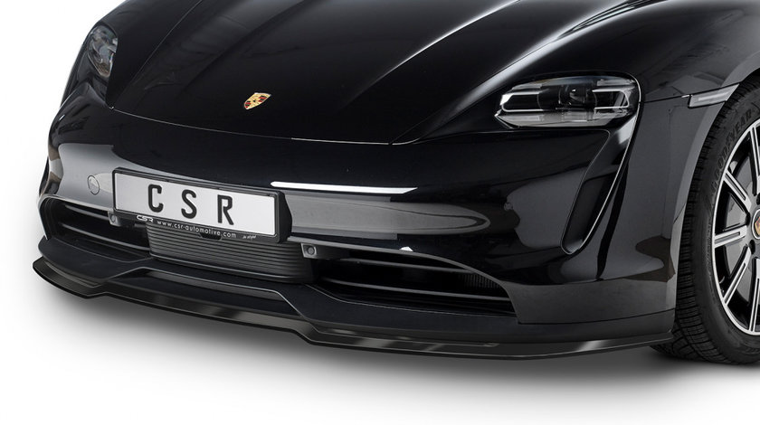 Prelungire lip spoiler bara fata pentru Porsche Taycan / Taycan 4S Sport Limousine und Cross Turismo 2019- nu se potriveste pentru Turbo und Turbo S CSL549