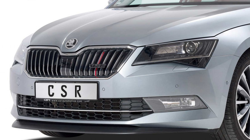 Prelungire lip spoiler bara fata pentru Skoda Superb III Typ 3V pentru toate modelele 02/2015- CSL202