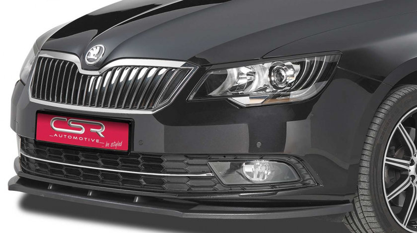 Prelungire lip spoiler bara fata pentru Skoda Superb II pentru toate modelele ab 6/2013 CSL101