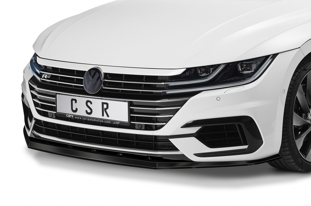 Prelungire lip spoiler bara fata pentru VW Arteon R-Line 2017- CSL348