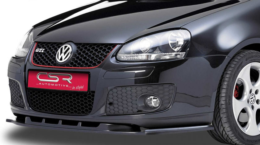 Prelungire lip spoiler bara fata pentru VW Golf 5 GTI/GT Sport, Variant 2003-2008 kit demontierter Mittelstrebe verbaubar CSL036