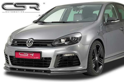 Prelungire lip spoiler bara fata pentru VW Golf 6 R12 /2009-10/2012 CSL002
