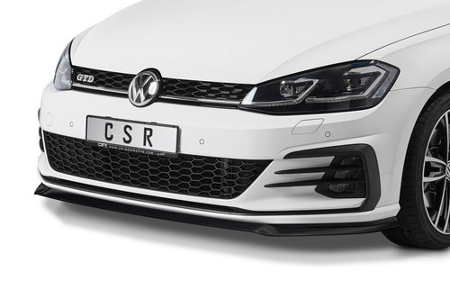 Prelungire lip spoiler bara fata pentru VW Golf 7 GTI / GTD / R-Line Facelift 2017- im TCR-Look CSL3...