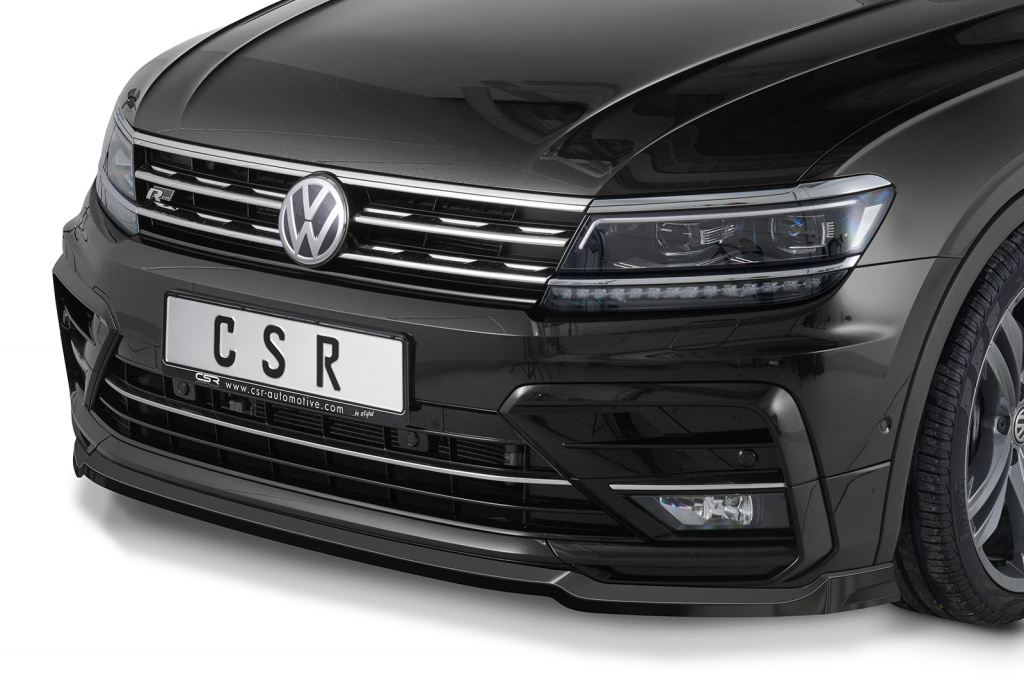 Prelungire lip spoiler bara fata pentru VW Tiguan II R-Line 2016-2019 CSL367