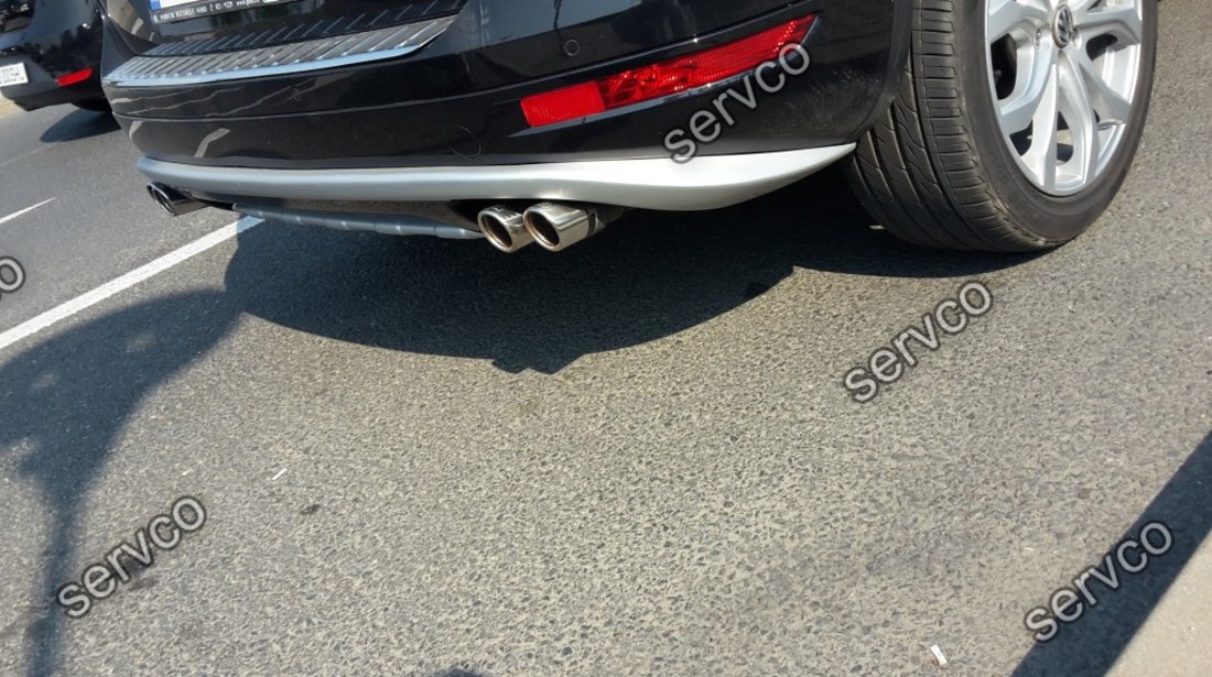 Prelungire Off Road bara spate spoiler tuning sport VW Touareg 7P5 Rline 2011-2015 v1