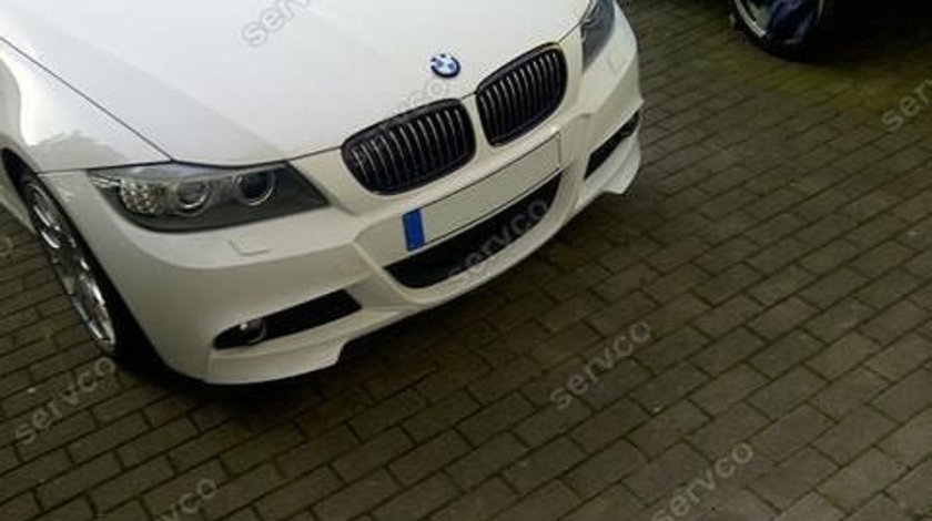 Prelungire prelungiri flapsuri splittere tuning sport bara fata BMW E90 E91 LCI 2009-2012 v4