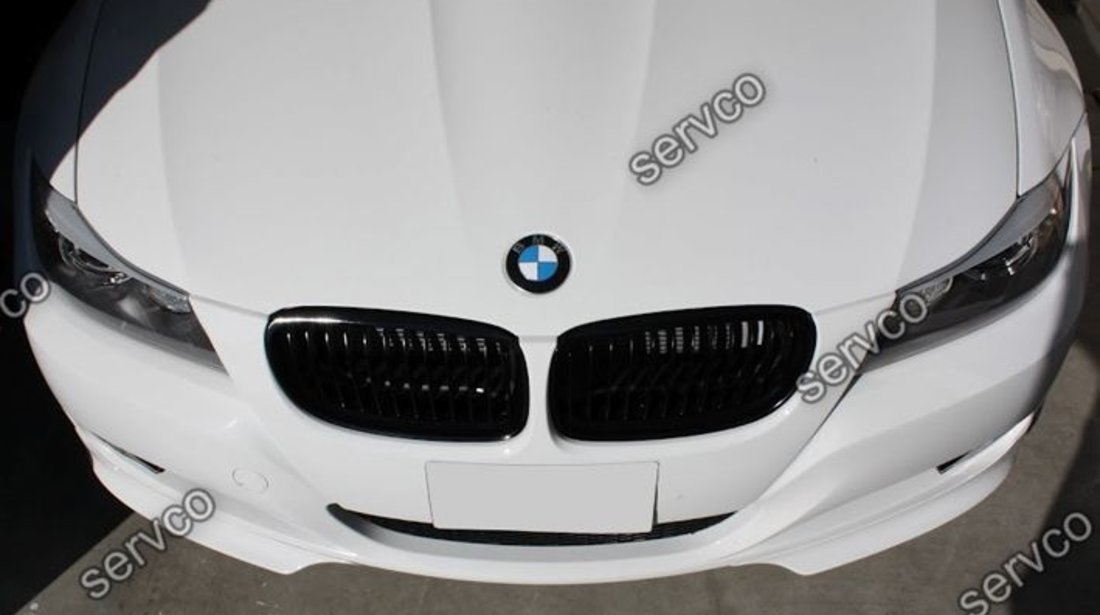 Prelungire prelungiri flapsuri splittere tuning sport bara fata BMW E90 E91 LCI 2009-2012 v6
