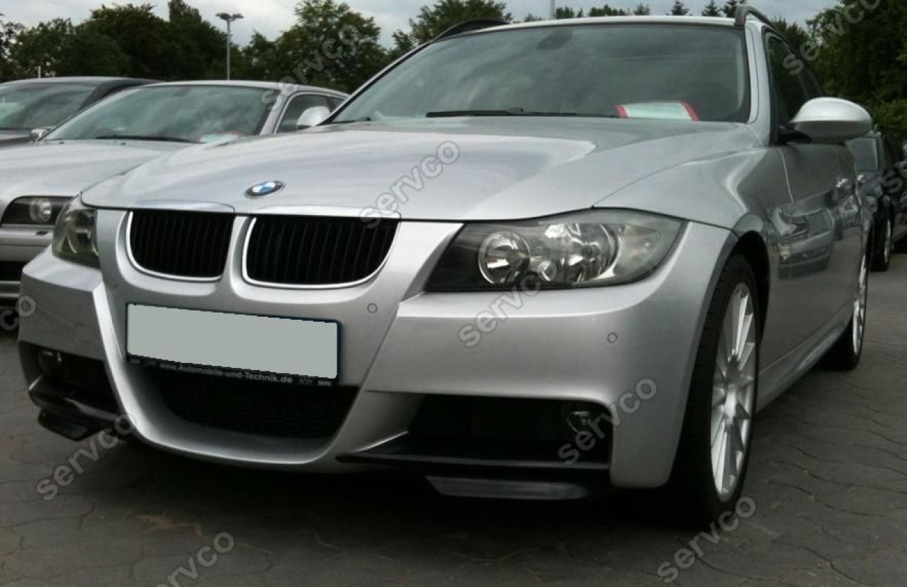 Prelungire prelungiri flapsuri splittere tuning sport bara fata BMW E90 2005-2009 v3