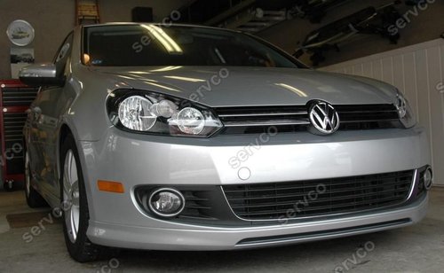 Prelungire Rline lip buza tuning sport bara fata VW Golf 6 GTI R20 2008-2013 v1