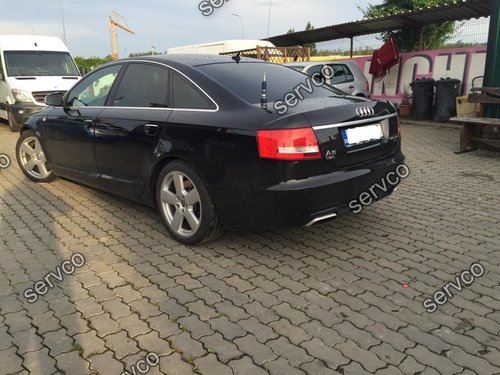 Prelungire S-Line bara spate Audi A6 C6 4F ABT Sedan RS6 S6 2004-2008 v2