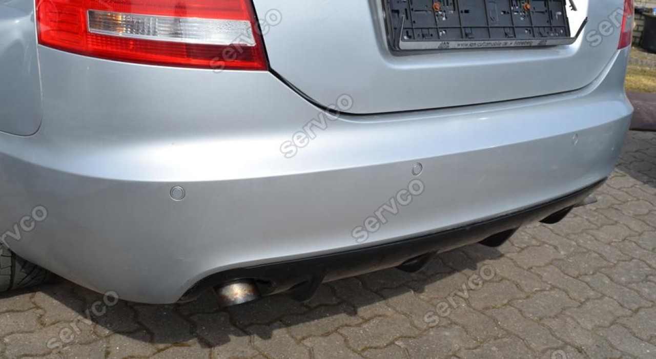 Prelungire S-Line bara spate Audi A6 C6 4F Sedan RS6 S6 2004-2008 v1
