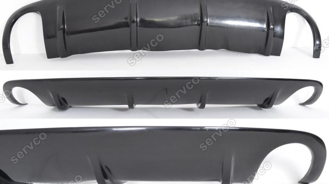 Prelungire S line spoiler tuning sport bara spate Audi A6 C6 4F Sedan RS6 S6 04-08 v1