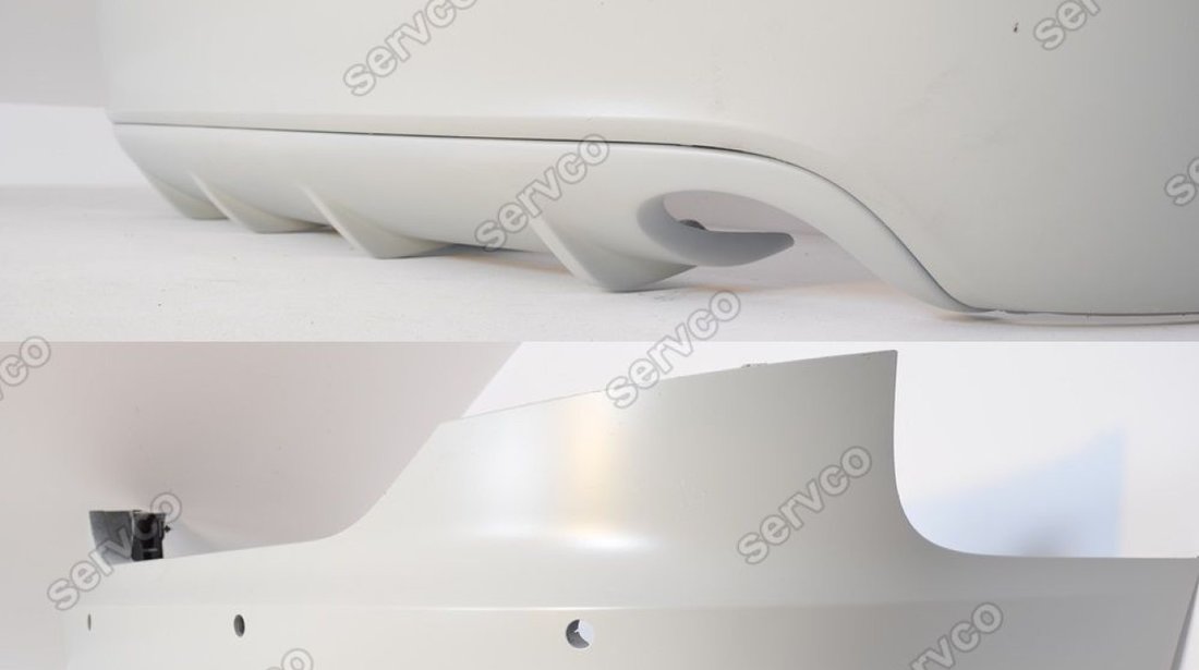 Prelungire S line spoiler tuning sport bara spate Audi A6 C6 4F Sedan RS6 S6 04-08 v1