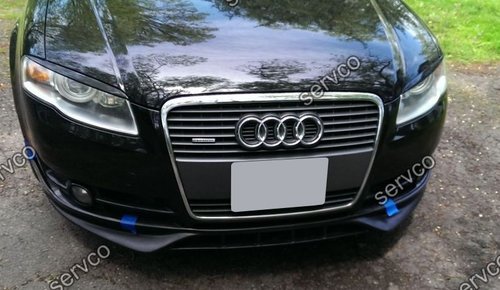 Prelungire Sline adaos fusta tuning sport bara fata Audi A4 B7 8E 8H S4 Rs4 2005-2007 v2