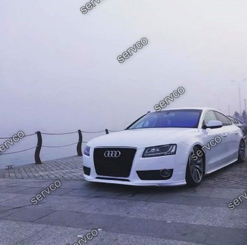 Prelungire Sline bara fata Audi A5 Coupe Cabrio Sportback S5 RS5 Votex 2007-2012 v2