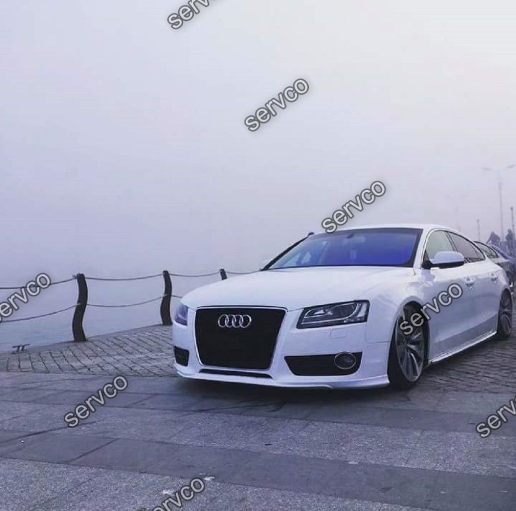Prelungire Sline bara fata Audi A5 Coupe Cabrio Sportback S5 RS5 Votex 2007-2012 v2