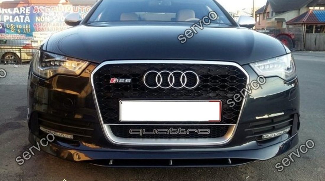 Prelungire Sline bara fata Audi A6 4G C7 ABT S6 Rs6 2011-2014 v1