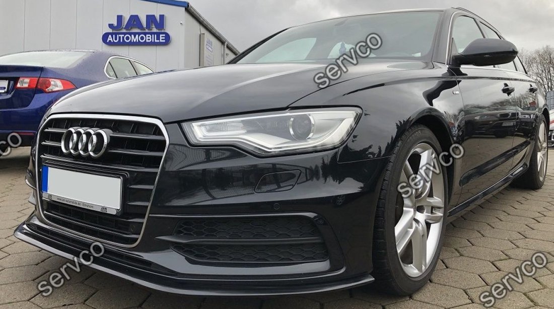 Prelungire Sline bara fata Audi A6 C7 2012-2014 v4