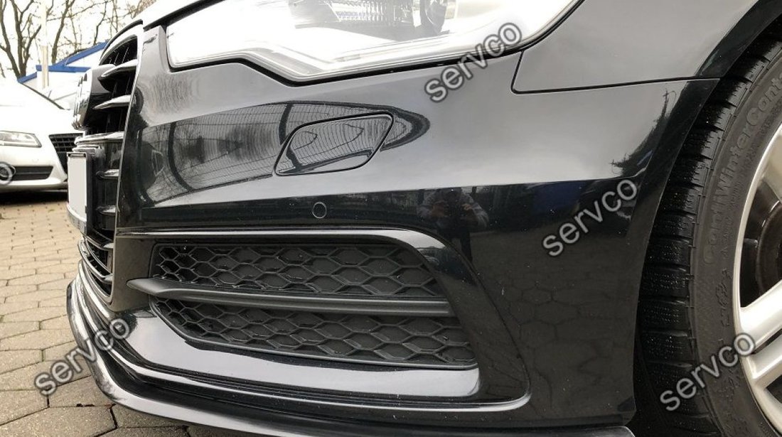 Prelungire Sline bara fata Audi A6 C7 2012-2014 v4