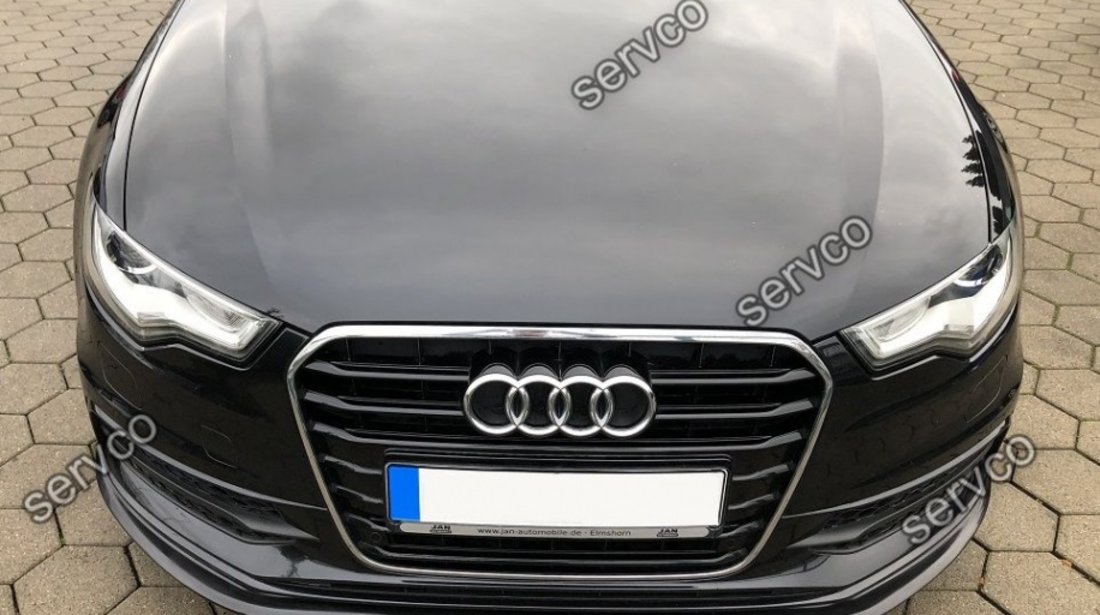 Prelungire Sline bara fata Audi A6 C7 2012-2014 v4
