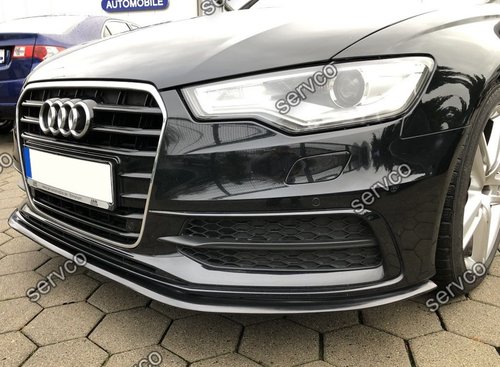 Prelungire Sline bara fata Audi A6 C7 2012-2014 v4