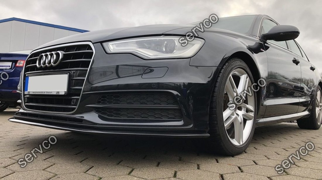 Prelungire Sline bara fata Audi A6 C7 2012-2014 v4