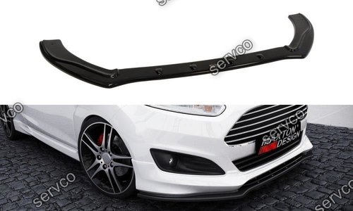 Prelungire splitter bara fara Ford Fiesta Mk7 ST Line Zetec S Facelift 2013-2016 v2 - Maxton Design
