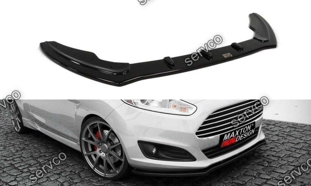 Prelungire splitter bara fara Ford Fiesta Mk7 Facelift 2013-2016 v2 - Maxton Design