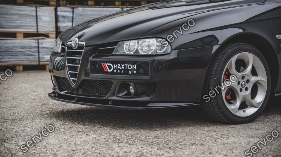 Prelungire splitter bara fata Alfa Romeo 156 Facelift 2003-2006 v2 - Maxton Design