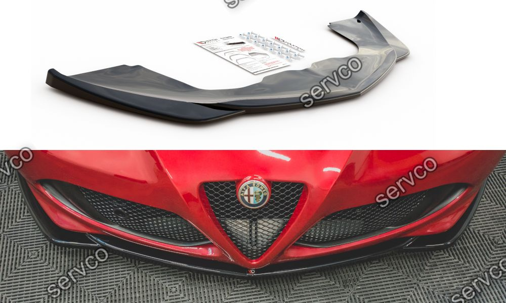 Prelungire splitter bara fata Alfa Romeo 4C 2013-2017 v1 - Maxton Design