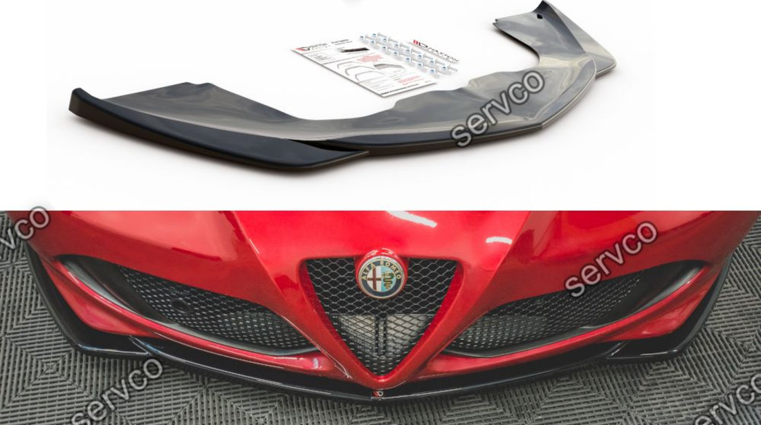 Prelungire splitter bara fata Alfa Romeo 4C 2013-2017 v1 - Maxton Design