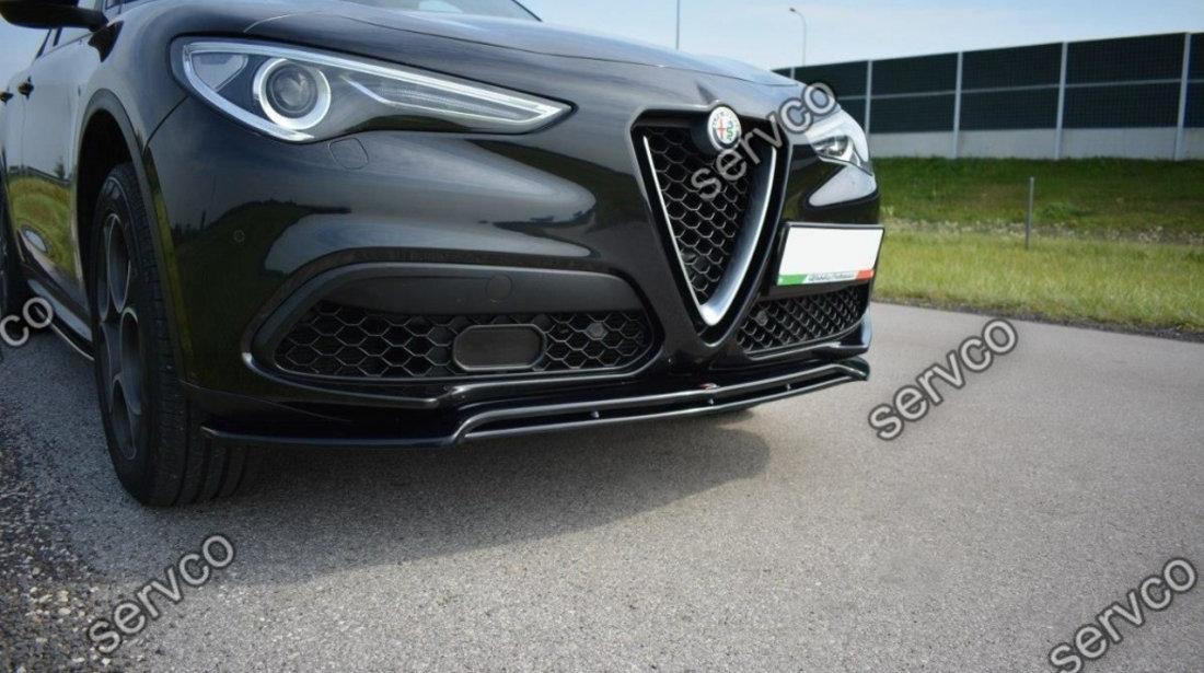 Prelungire splitter bara fata Alfa Romeo Stelvio 2016- v2 - Maxton Design