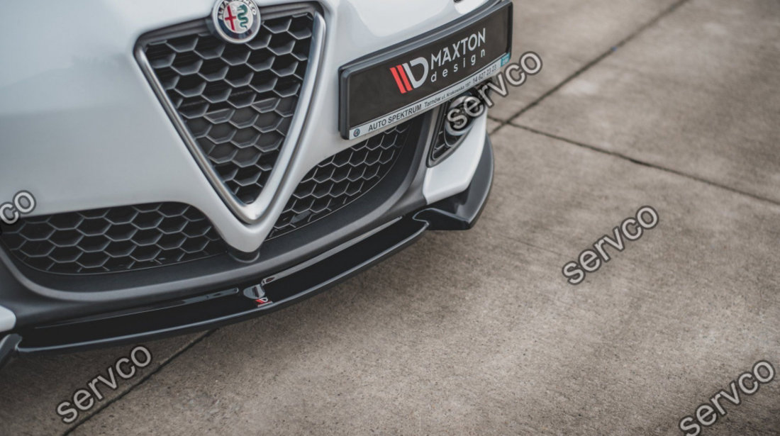 Prelungire splitter bara fata Alfa Romeo Giulietta Facelift 2016-2020 v3 - Maxton Design