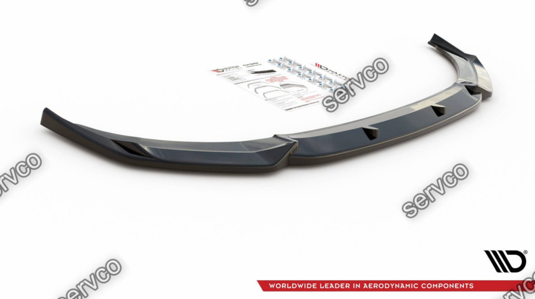 Prelungire splitter bara fata Audi A1 S-Line GB 2018- v3 - Maxton Design
