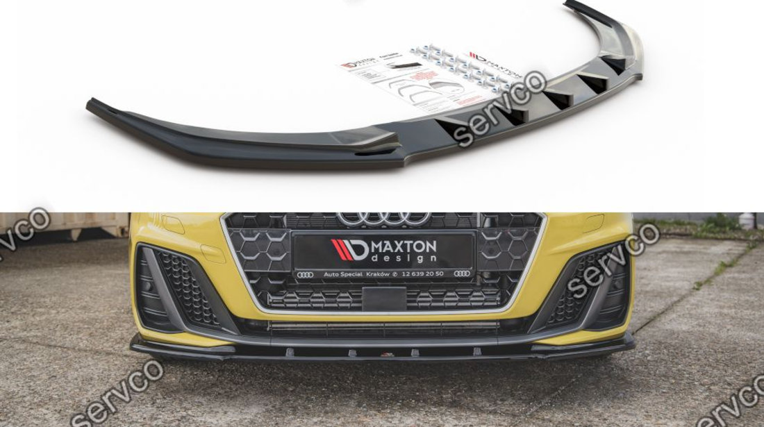 Prelungire splitter bara fata Audi A1 S-Line GB 2018- v1 - Maxton Design